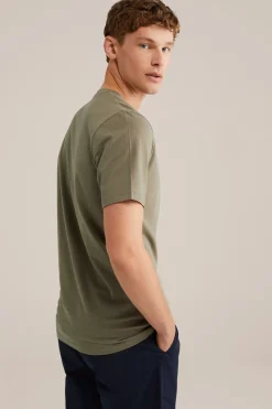 T-shirt met V-hals