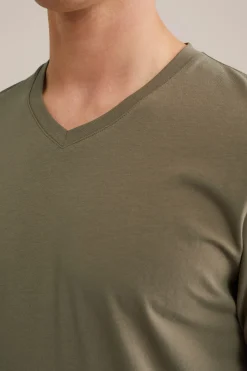 T-shirt met V-hals