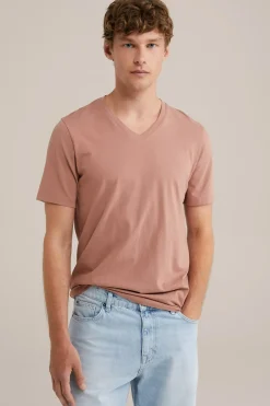 T-shirt met V-hals