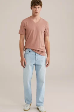 T-shirt met V-hals