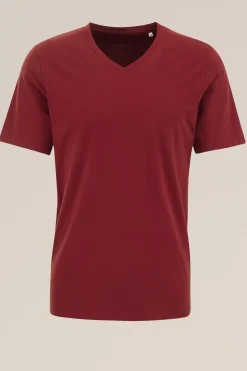 T-shirt met V-hals