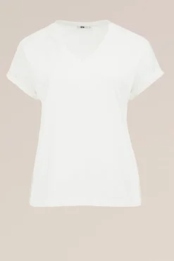T-shirt met V-hals - Curve