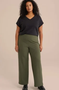 T-shirt met V-hals - Curve