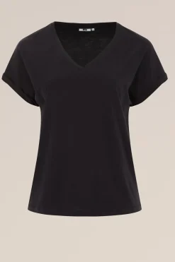 T-shirt met V-hals - Curve