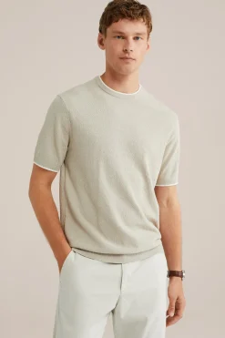 T-shirt van badstof