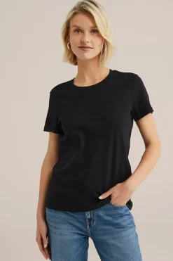 T-shirt van katoen
