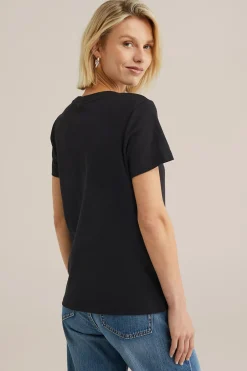 T-shirt van katoen
