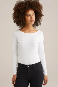 T-shirt van katoenmix