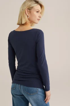T-shirt van katoenmix
