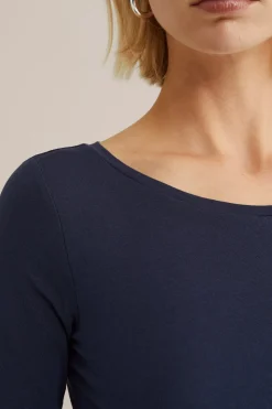 T-shirt van katoenmix