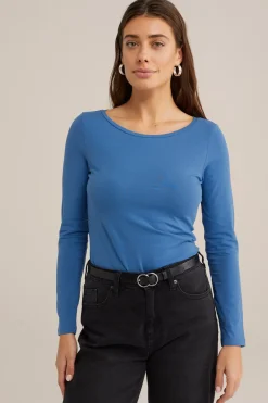 T-shirt van katoenmix