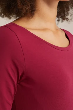 T-shirt van katoenmix