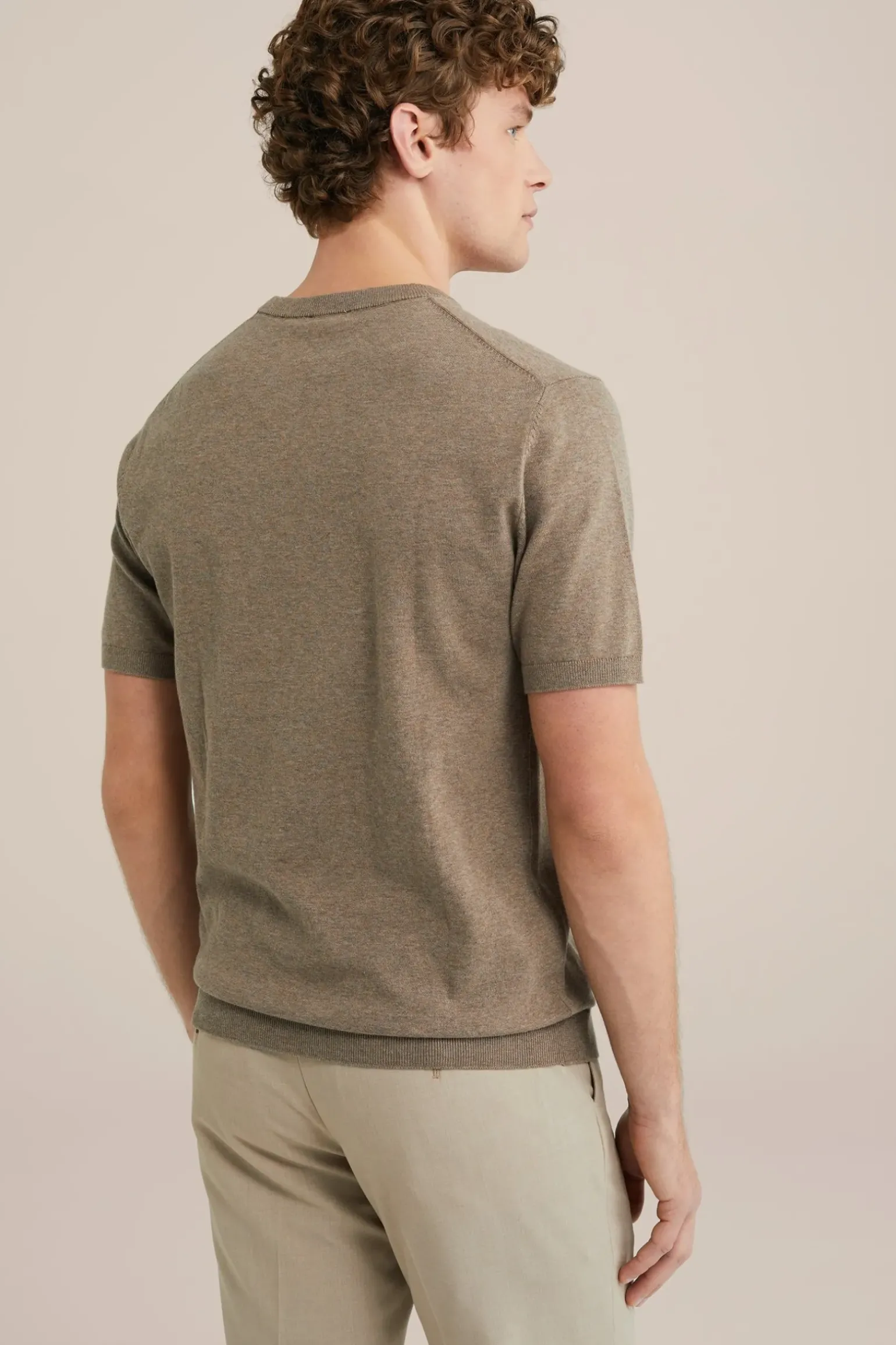 T-shirt van katoenmix