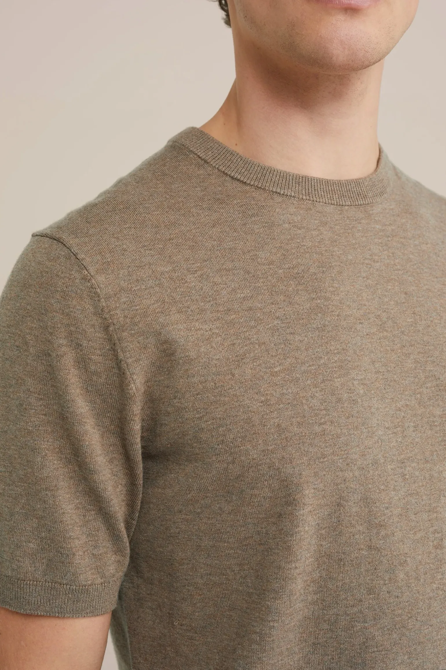 T-shirt van katoenmix