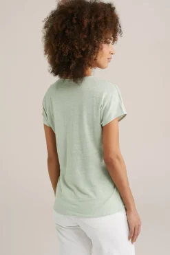T-shirt van linnen