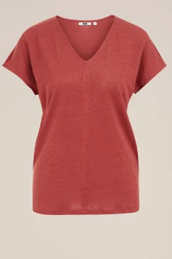 T-shirt van linnen