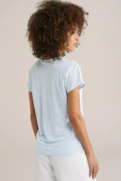 T-shirt van linnen