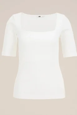 T-shirt van ribstof