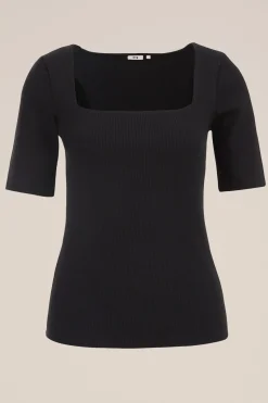 T-shirt van ribstof