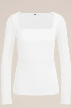 T-shirt van ribstof