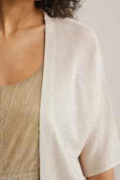 vest met glittergaren