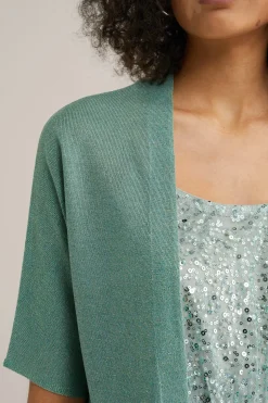 vest met glittergaren
