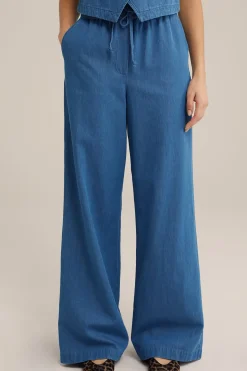 wide leg broek