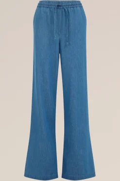 wide leg broek