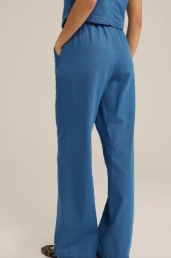 wide leg broek