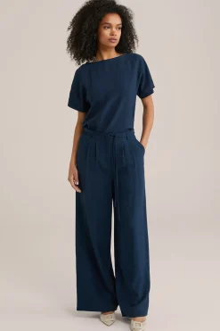 wide leg broek