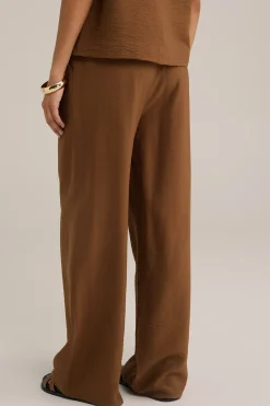 wide leg broek