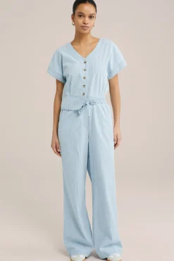 wide leg broek