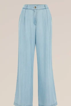wide leg broek