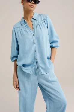 wide leg broek