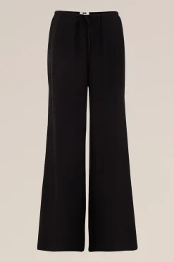 Wide leg broek met dessin