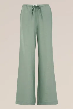 Wide leg broek met dessin