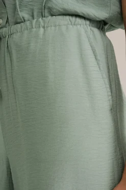 Wide leg broek met dessin