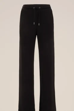 wide leg jersey broek