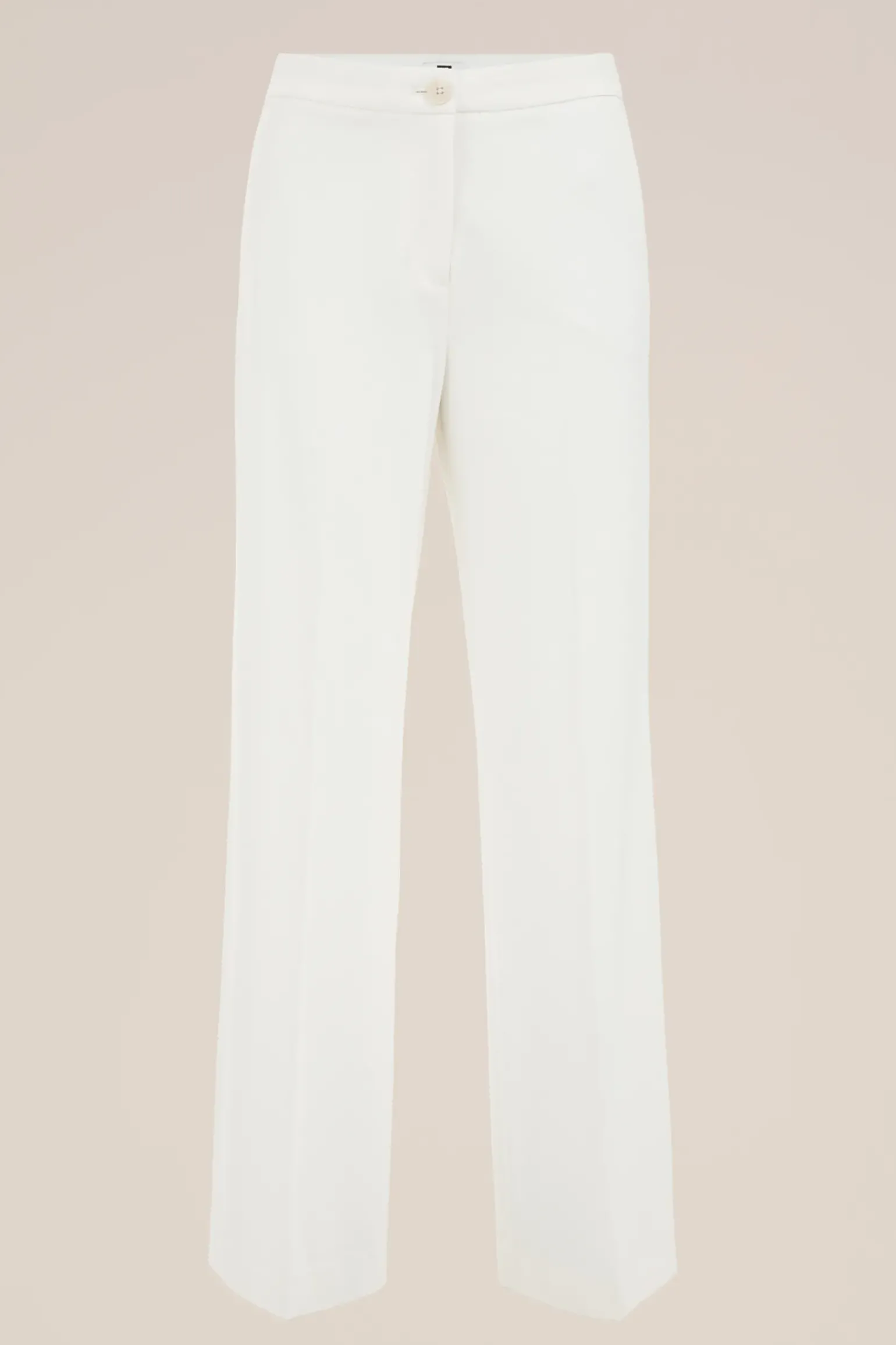 wide leg jersey pantalon met stretch